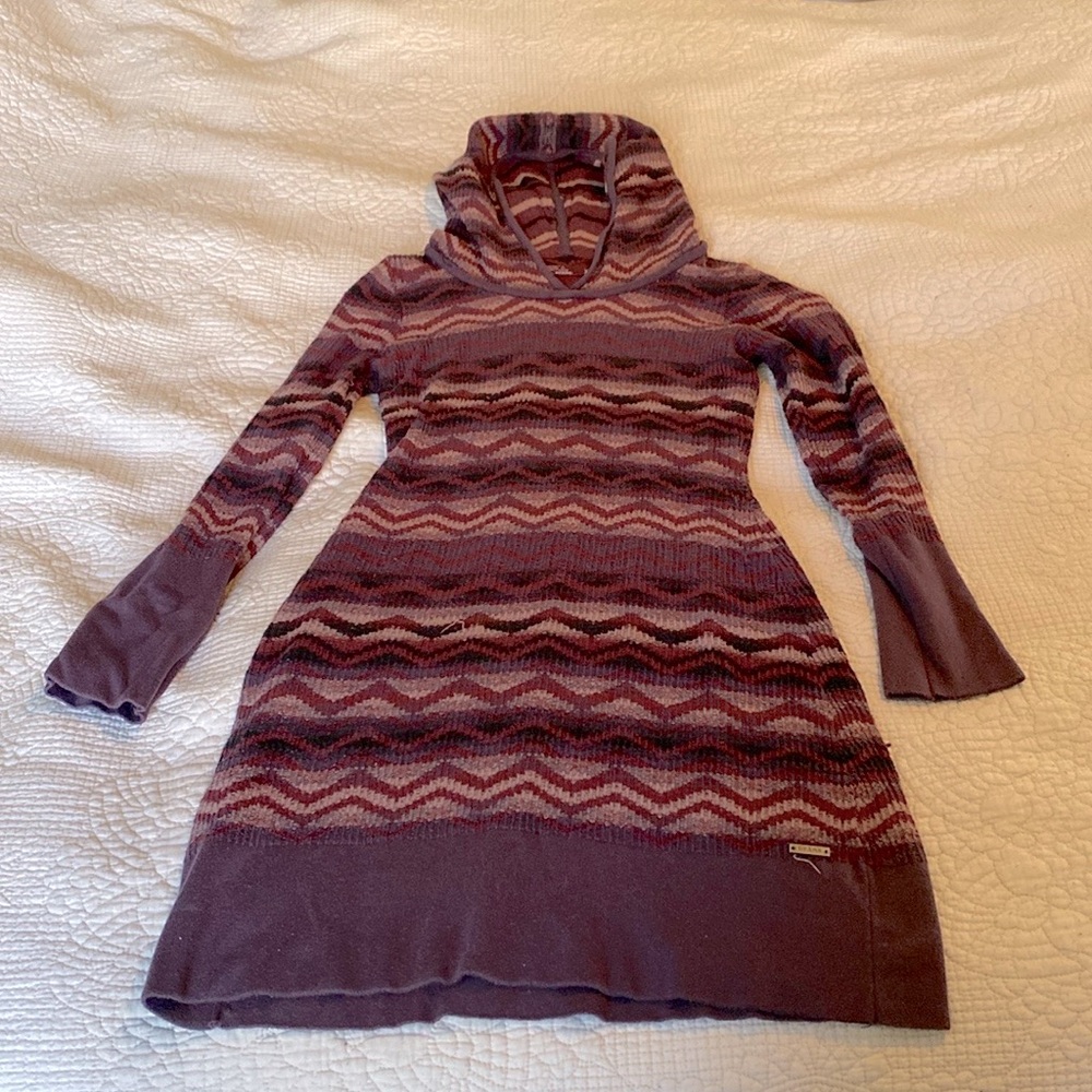 Prana hooded sweater dress